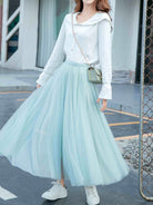 A - Line Skirt Mid Length Skirt - ElegantAlpha®