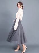 A - Line Skirt Mid Length Skirt - ElegantAlpha®