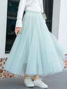 A - Line Skirt Mid Length Skirt - ElegantAlpha®