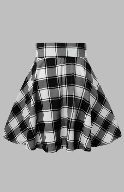 A - Type Plaid Print Skirt - ElegantAlpha®