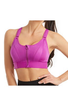 Adjustable Front Zip Sports Bra - ElegantAlpha