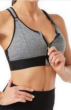 Adjustable Front Zip Sports Bra - ElegantAlpha