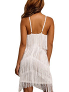 Backless Deep V Neck Dress - ElegantAlpha®