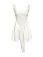 Backless strappy bow dress - ElegantAlpha