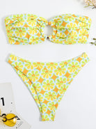 Bandeau Double Fabric Bikini - ElegantAlpha