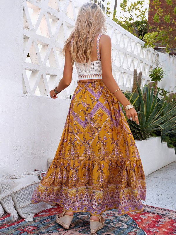 Bohemian Beach Dress Oversize Skirt - ElegantAlpha®