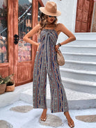 Bohemian lace - up jumpsuit - ElegantAlpha