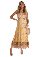 Bohemian suspender Floral Dress - ElegantAlpha®