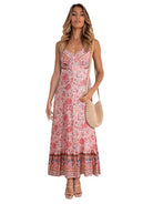 Bohemian suspender Floral Dress - ElegantAlpha®