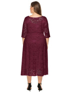 Bridesmaid dress lace pocket dress - ElegantAlpha