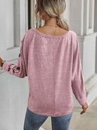 Button Long Sleeve T - Shirt - ElegantAlpha®