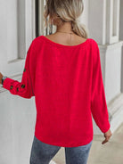 Button Long Sleeve T - Shirt - ElegantAlpha®