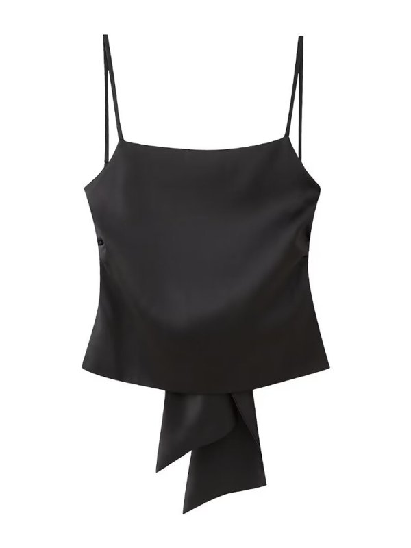 Camisole top with bow on the back - ElegantAlpha