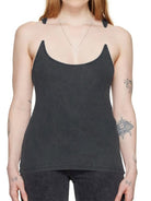 Camisole with Padded Ribbed Knit Top - ElegantAlpha