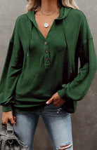 Casual Loose Solid Color Sweatshirt - ElegantAlpha®