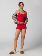 Casual suspender shorts suit - ElegantAlpha