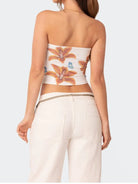 Cool straight spray tube top - ElegantAlpha