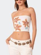 Cool straight spray tube top - ElegantAlpha