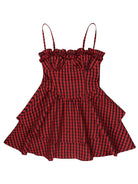 Corset A Swing Plaid Dress - ElegantAlpha®