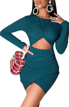 Cropped Navel Dress - ElegantAlpha®