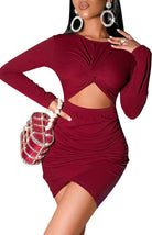 Cropped Navel Dress - ElegantAlpha®