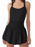 Cross One - Piece Tennis Skirt Yoga jumpsuit - ElegantAlpha