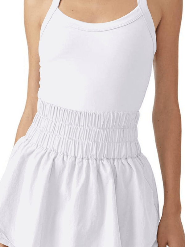 Cross One - Piece Tennis Skirt Yoga jumpsuit - ElegantAlpha