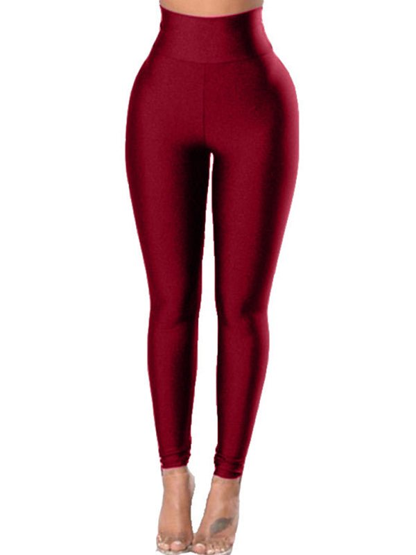 Elastic Slim Fit Sports Tight Leggings - ElegantAlpha