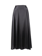 Elegant high - waisted satin long skirt - ElegantAlpha®