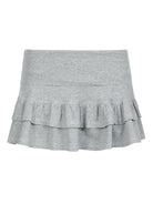 Embroidered ruffle low waist skirt - ElegantAlpha®