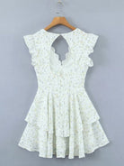 Embroidery printed lace dress - ElegantAlpha®