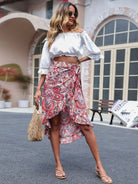 Ethnic print beach skirt - ElegantAlpha®