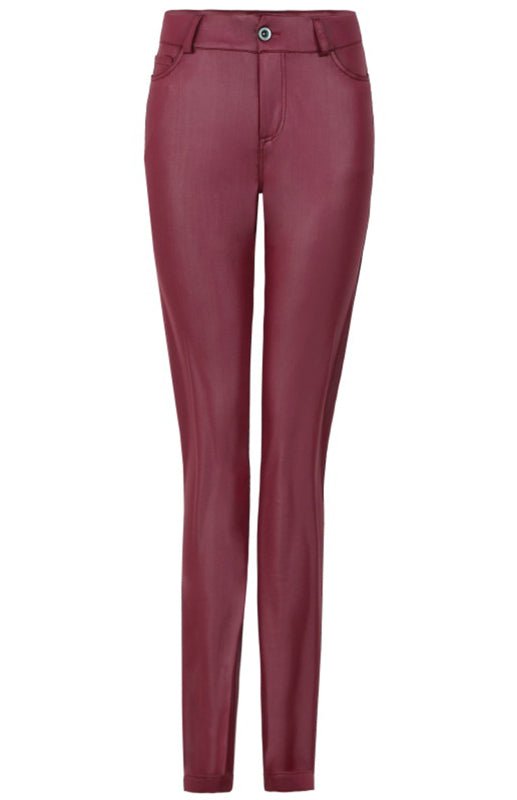 Fashion Leather Feet Trousers - ElegantAlpha®