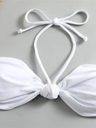 Feminine knot halterneck string bikini - ElegantAlpha