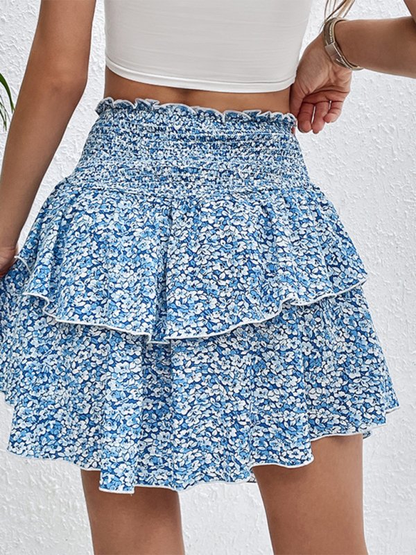 Floral Short Skirt - ElegantAlpha®