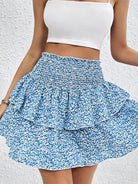 Floral Short Skirt - ElegantAlpha®