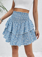 Floral Short Skirt - ElegantAlpha®