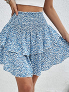 Floral Short Skirt - ElegantAlpha®