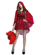 Gothic Red Riding Hood Cosplay Costume - ElegantAlpha®