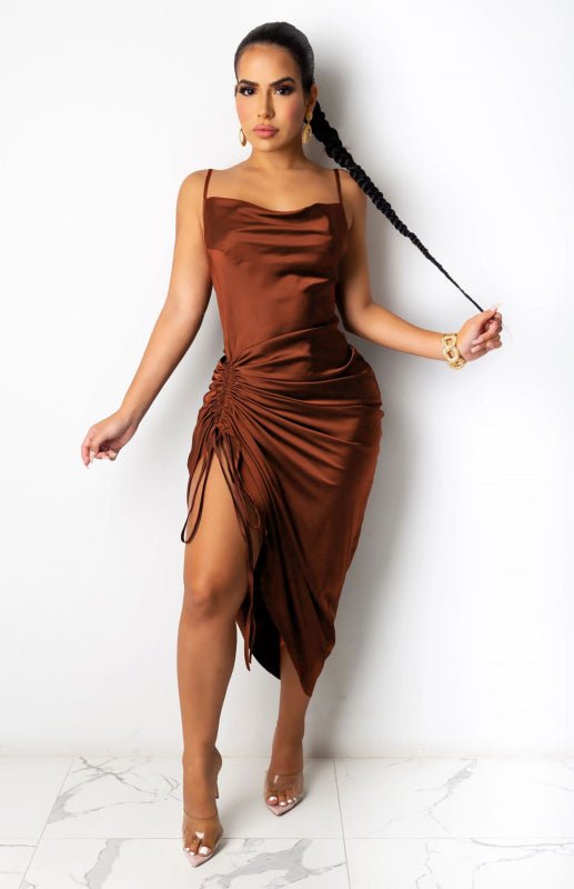 Halter Top Long Dress - ElegantAlpha®