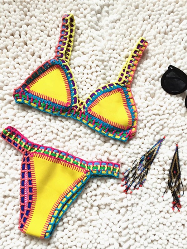 Handwoven bikini set - ElegantAlpha®