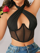 Hanging neck tube top - ElegantAlpha