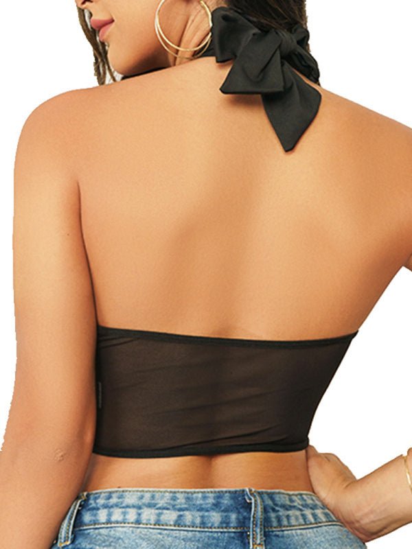 Hanging neck tube top - ElegantAlpha