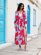 High Waist Print Dress - ElegantAlpha®