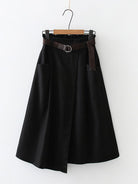 High waist slimming irregular mid length skirt - ElegantAlpha®