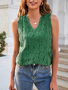 Hollow Lace Knitted Top - ElegantAlpha