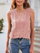 Hollow Lace Knitted Top - ElegantAlpha