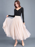 A - Line Skirt Mid Length Skirt - ElegantAlpha®