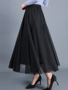 A - Line Skirt Mid Length Skirt - ElegantAlpha®