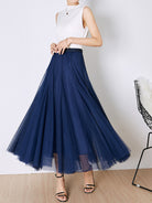 A - Line Skirt Mid Length Skirt - ElegantAlpha®